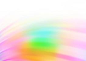 Light Multicolor, Rainbow vector background with liquid shapes.