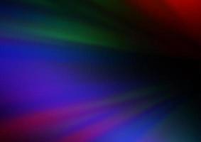 multicolor oscuro, arco iris vector patrón abstracto de brillo borroso.