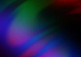 Dark Multicolor, Rainbow vector glossy abstract background.