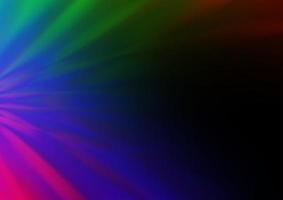 Dark Multicolor, Rainbow vector abstract blurred template.