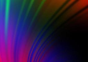 Dark Multicolor, Rainbow vector bokeh and colorful pattern.