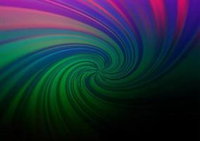 Dark Multicolor, Rainbow vector blurred shine abstract pattern.