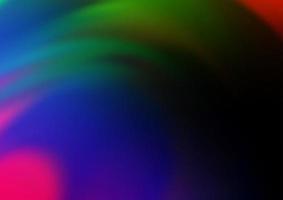 Dark Multicolor, Rainbow vector blurred background.