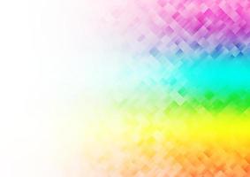 Light Multicolor, Rainbow vector background with rectangles.