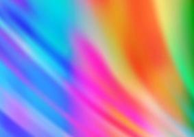 Light Multicolor, Rainbow vector background with curved circles.