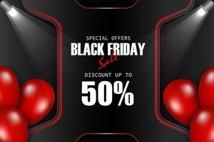 black friday background vector