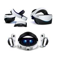Virtual reality console game accessories element vector next gen controller