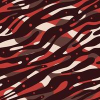 camouflage pattern with maroon background vector