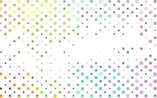 Light Multicolor, Rainbow vector cover with spots.