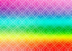 Light Multicolor, Rainbow vector pattern with narrow lines.