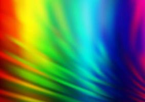 Light Multicolor, Rainbow vector blurred bright pattern.