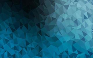 Dark BLUE vector polygon abstract layout.