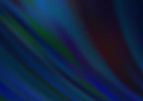 Fondo de vector azul oscuro con líneas abstractas.