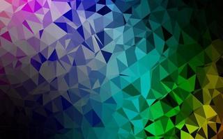 Light Multicolor, Rainbow vector polygonal background.