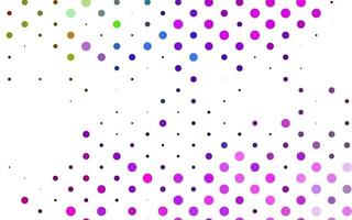 Light Multicolor, Rainbow vector backdrop with dots.