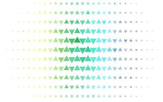 Light Multicolor, Rainbow vector layout with lines, triangles.