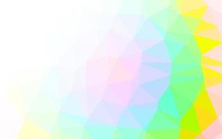 Light Multicolor, Rainbow vector polygon abstract backdrop.