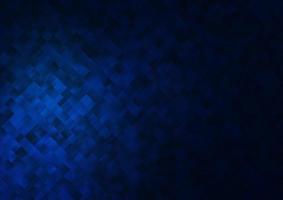 Dark BLUE vector backdrop with rectangles, squares.