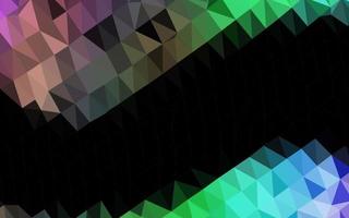 Light Multicolor, Rainbow vector polygon abstract background.