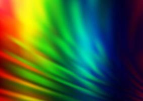 Light Multicolor, Rainbow vector blurred and colored template.