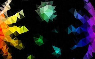 Light Multicolor, Rainbow vector abstract mosaic background.