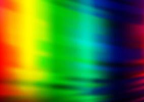 Light Multicolor, Rainbow vector blurred shine abstract template.