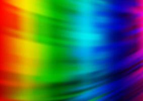 Light Multicolor, Rainbow vector glossy bokeh pattern.