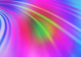 Light Multicolor, Rainbow vector template with bent ribbons.