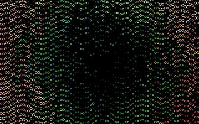 Light Multicolor, Rainbow vector texture with disks.