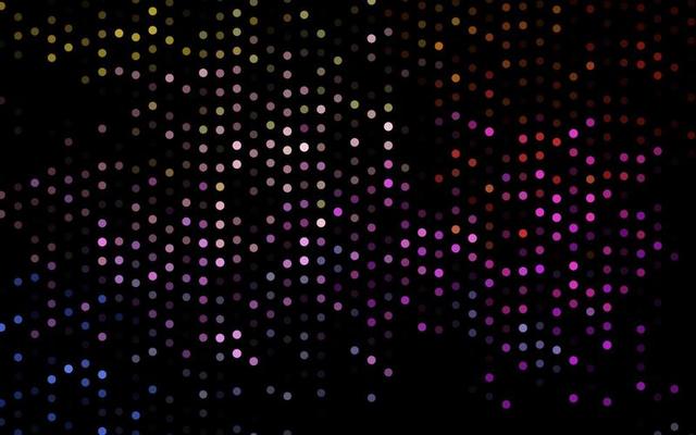 Dark Multicolor, Rainbow vector cover with spots.