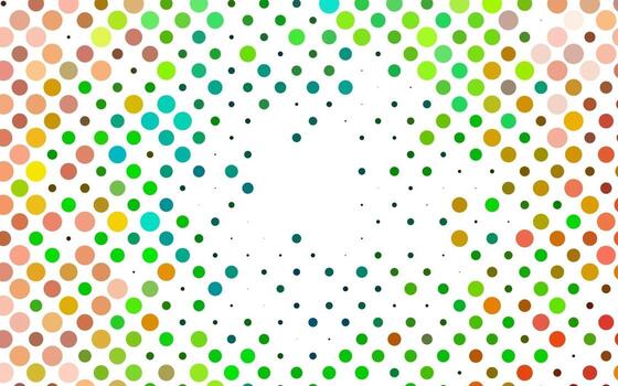 Light Multicolor, Rainbow vector layout with circle shapes.