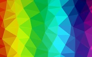 Light Multicolor, Rainbow vector polygon abstract layout.