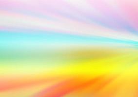 Light Multicolor, Rainbow vector blurred and colored template.