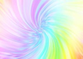 Light Multicolor, Rainbow vector pattern with lines, ovals.