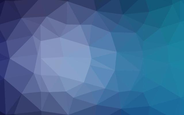 Light BLUE vector polygonal pattern.