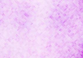 Light Purple vector template with crystals, rectangles.