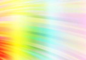 Light Multicolor, Rainbow vector background with liquid shapes.