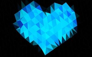 Light BLUE vector polygon abstract layout.