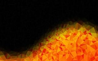 Light Orange vector polygonal background.