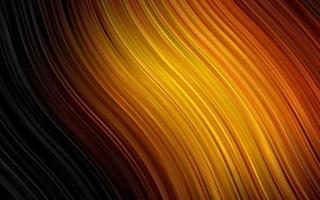 Dark Orange vector background with bent ribbons.