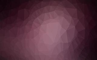 Dark Pink vector triangle mosaic texture.