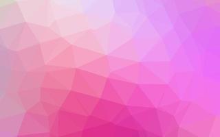 Fondo abstracto de polígono de vector rosa claro.