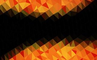 Light Orange vector abstract polygonal texture.