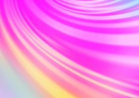 Light Pink vector bokeh and colorful pattern.
