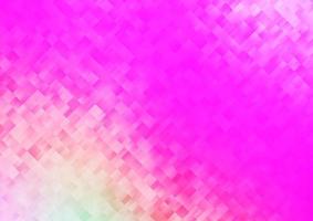 patrón de vector rosa claro en estilo cuadrado.