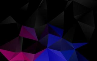 Dark Pink, Blue vector polygon abstract layout.