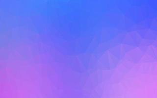 diseño poligonal abstracto de vector rosa claro, azul.