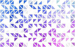 Light Pink, Blue vector seamless texture in triangular style.