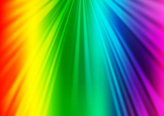 Light Multicolor, Rainbow vector backdrop with long lines.