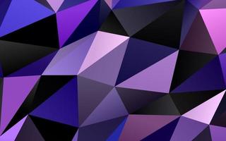 Dark Purple vector low poly texture.